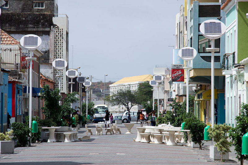 Praia, Rua Pedonal