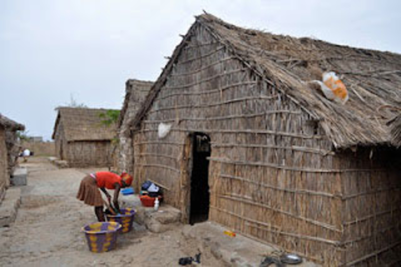 Casas típicas dos Rebelados